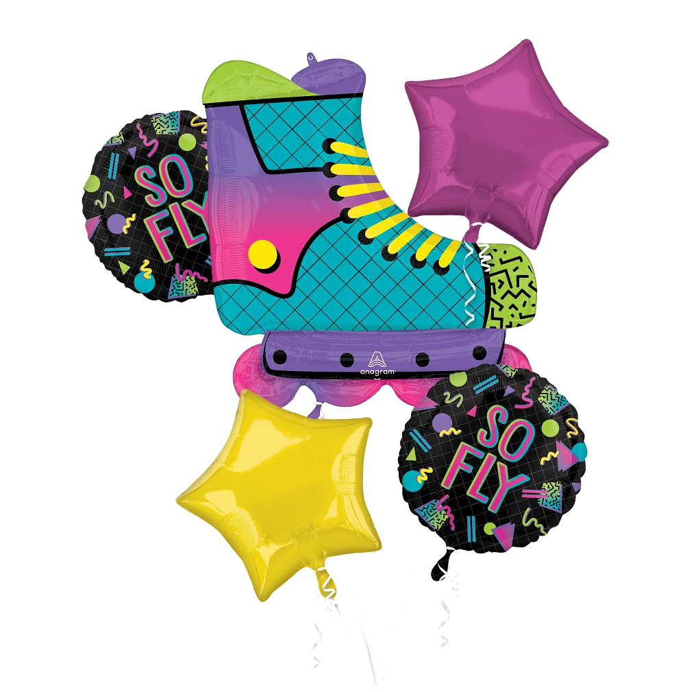 Bouquet 90s Party Foil Balloon