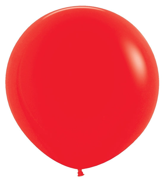 24" Latex Balloons (3 Per Bag) Fashion Red Sempertex