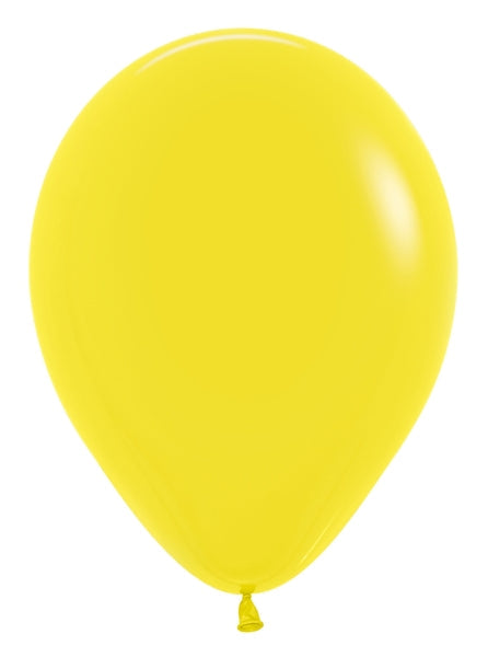 5" Latex Balloons (100 Per Bag) Fashion Yellow Betallatex/Sempertex