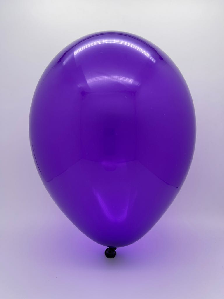 11" Crystal/Jewel Purple Tuftex Latex Balloons (100 Per Bag)