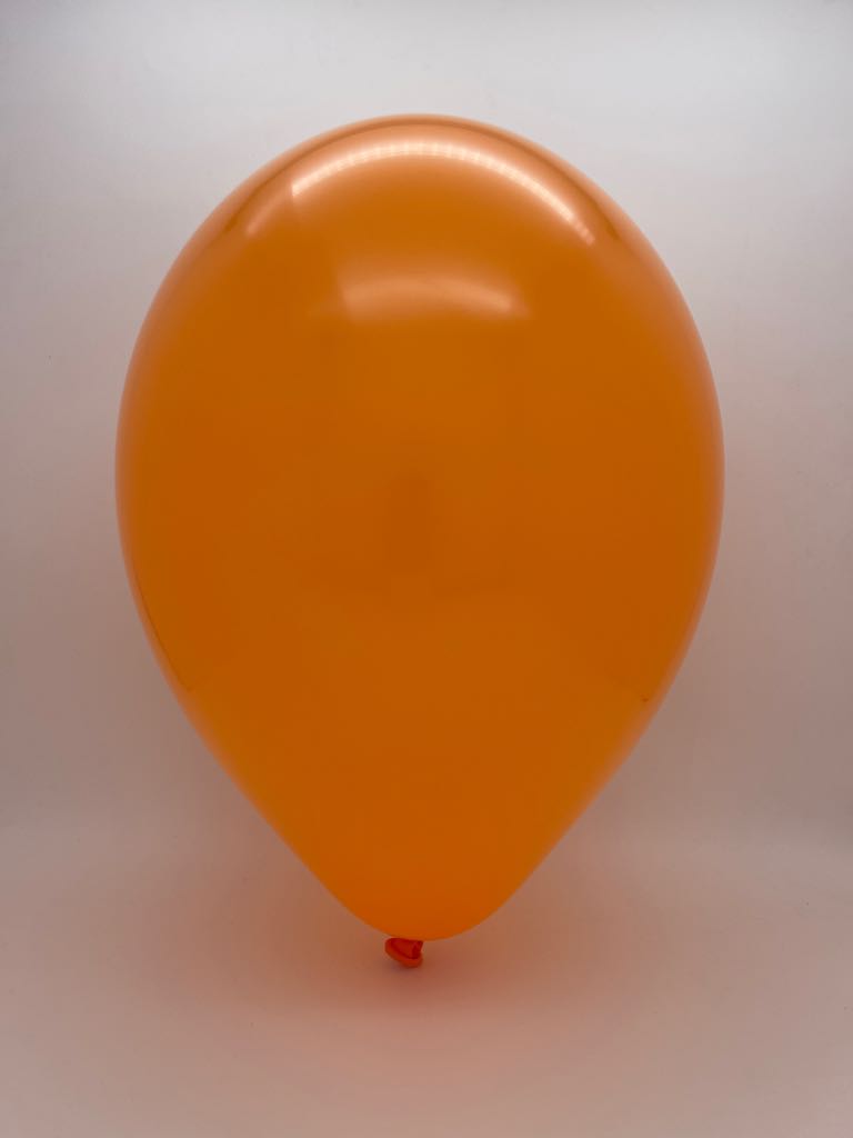 11" Standard Orange Tuftex Latex Balloons (100 Per Bag)
