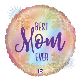 18" Holographic Opal Best Mom