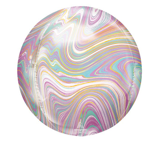 16"PKG MARBLEZ ORBZ PASTEL