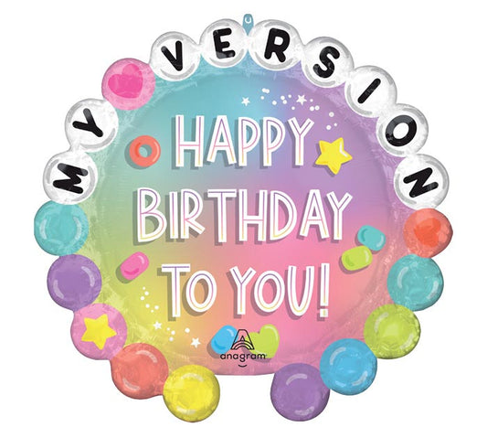 HBD 26"PKGFRIENDSHIP BALLOON