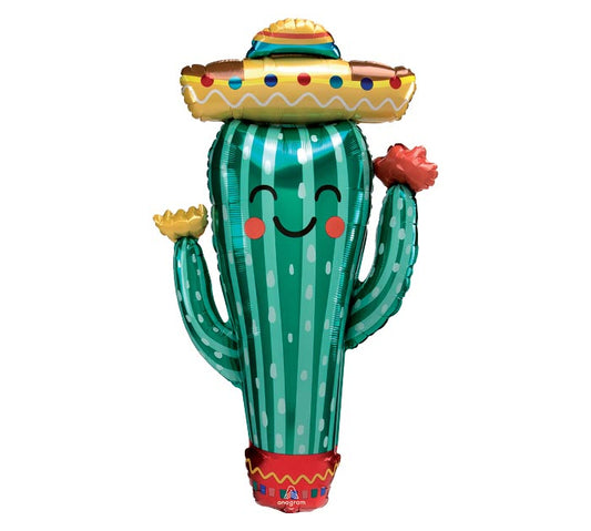38" PKG FIESTA CACTUS SHAPE BALLOON