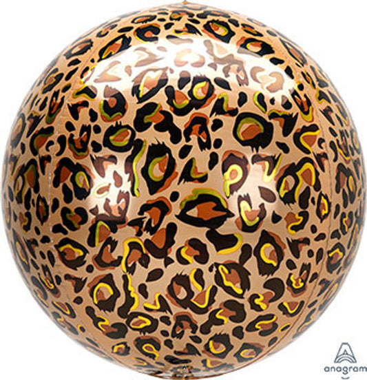 16"A Orbz Animal Print Brown Leopard