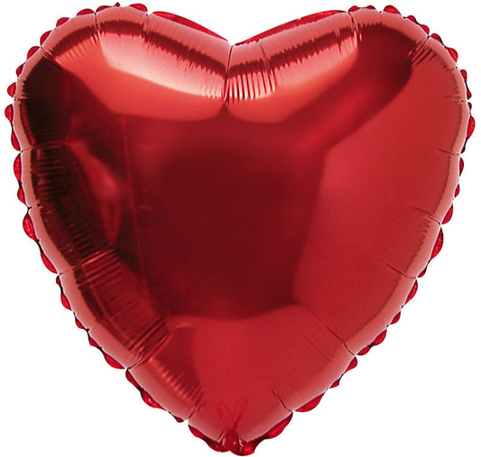 18" CTI Brand  Red Heart Foil  Balloon
