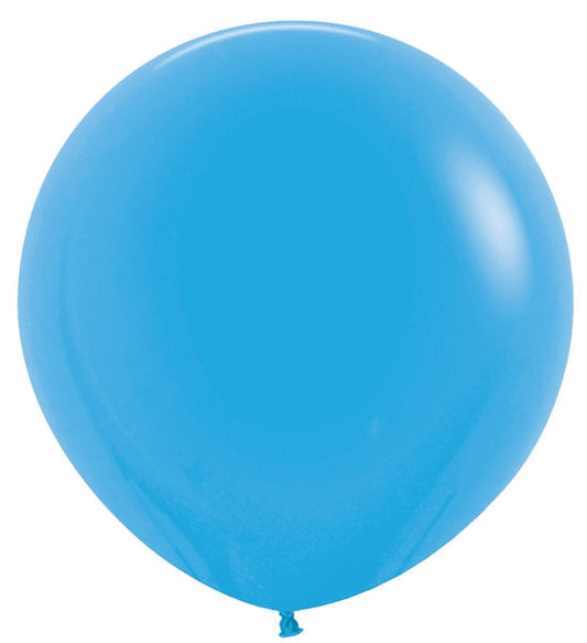 24" Latex  Balloons (3 Per  Bag) Fashion  Blue Sempertex