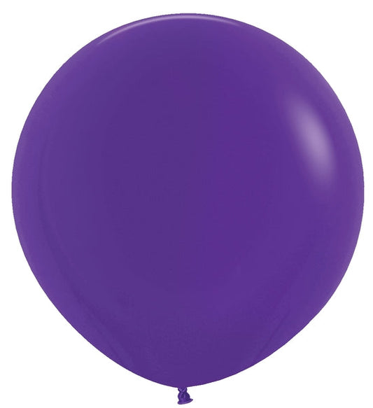 24" Latex  Balloons (3 Per  Bag) Fashion  Violet  Sempertex