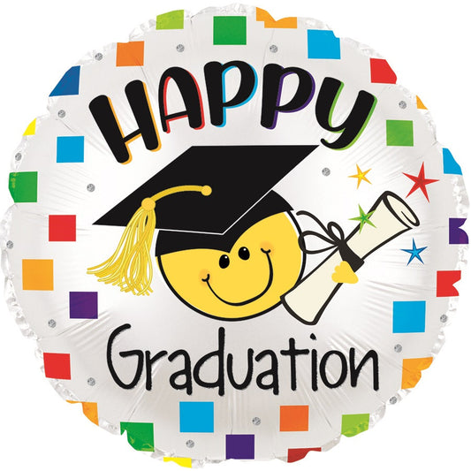 17" Happy  Graduation Foil  Balloons