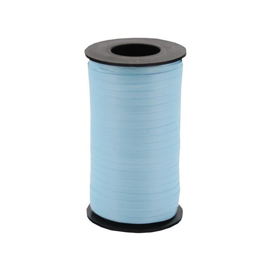 3/16" Poly  Balloon Curling  Ribbed Ribbon  Baby Blue