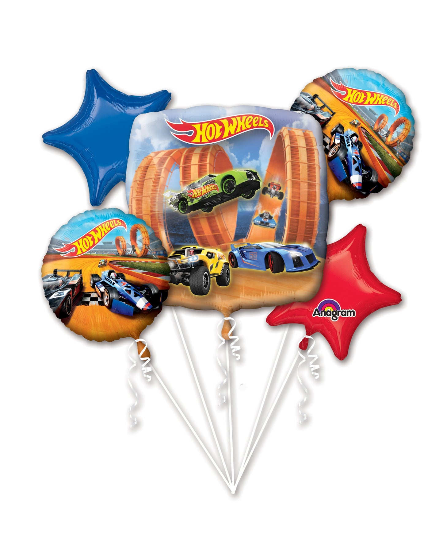 Bouquet Hot Wheels Racer Balloon  Packaged