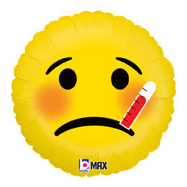 18" MAX Float  Balloon Emoji  Sick