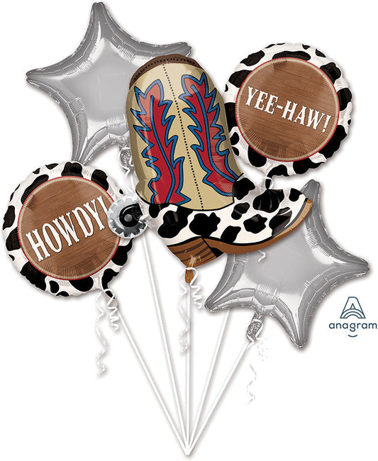 Yeehaw Bouquet Foil Balloon