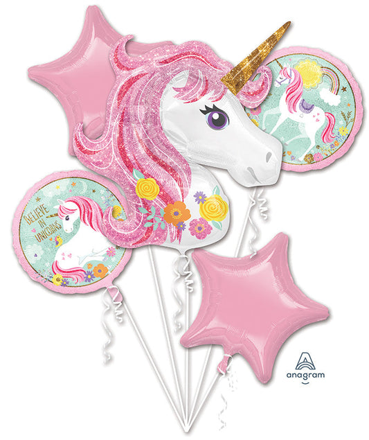 Bouquet Magical Unicorn Foil Balloon