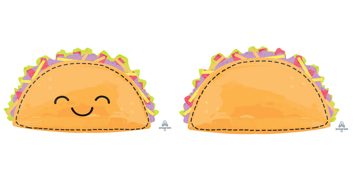 33" Jumbo Taco  Fun Foil Balloon