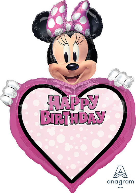 34" Minnie  Mouse Forever  Personalized  Foil Balloon