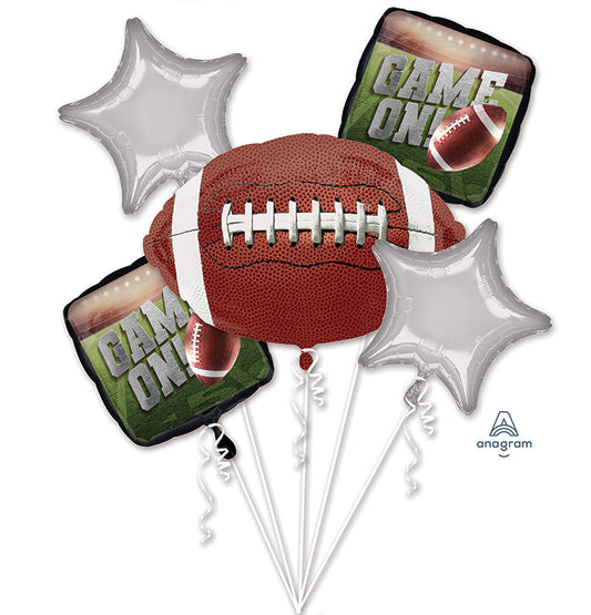 Football Bouquet Foil Balloon