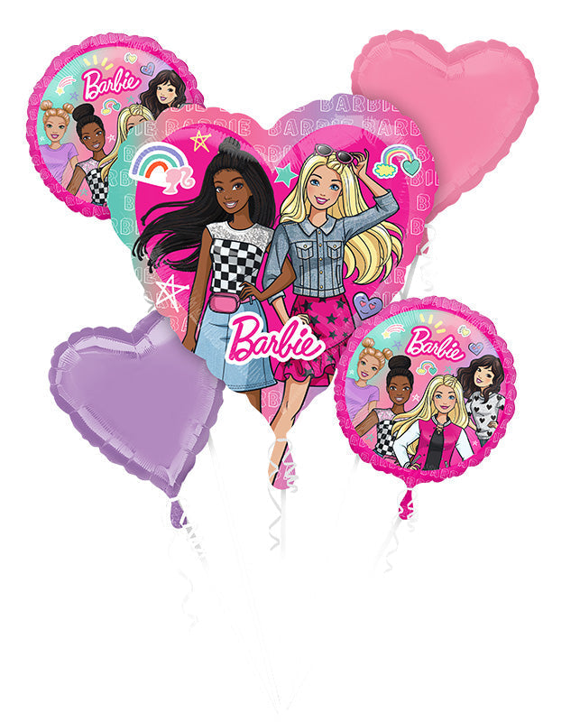 Bouquet Barbie  Dream Together  Foil Balloon