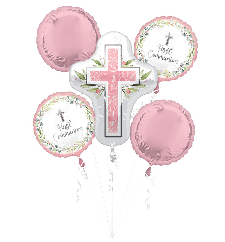 Bouquet My  First  Communion  Pink