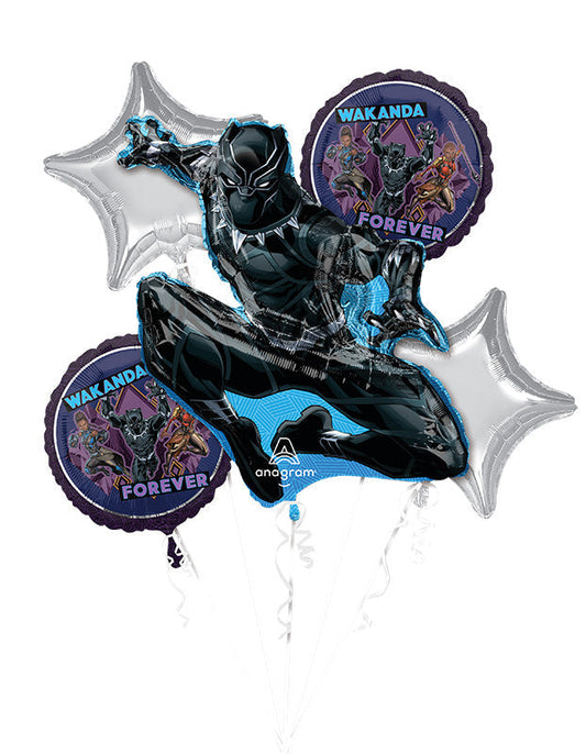Bouquet Black Panther Foil Balloon