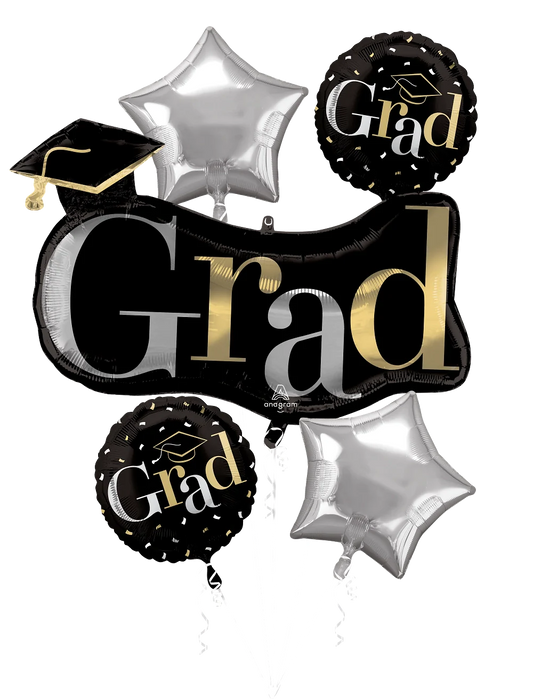 Bouquet Graduation  Class Dismissed Foil Balloon