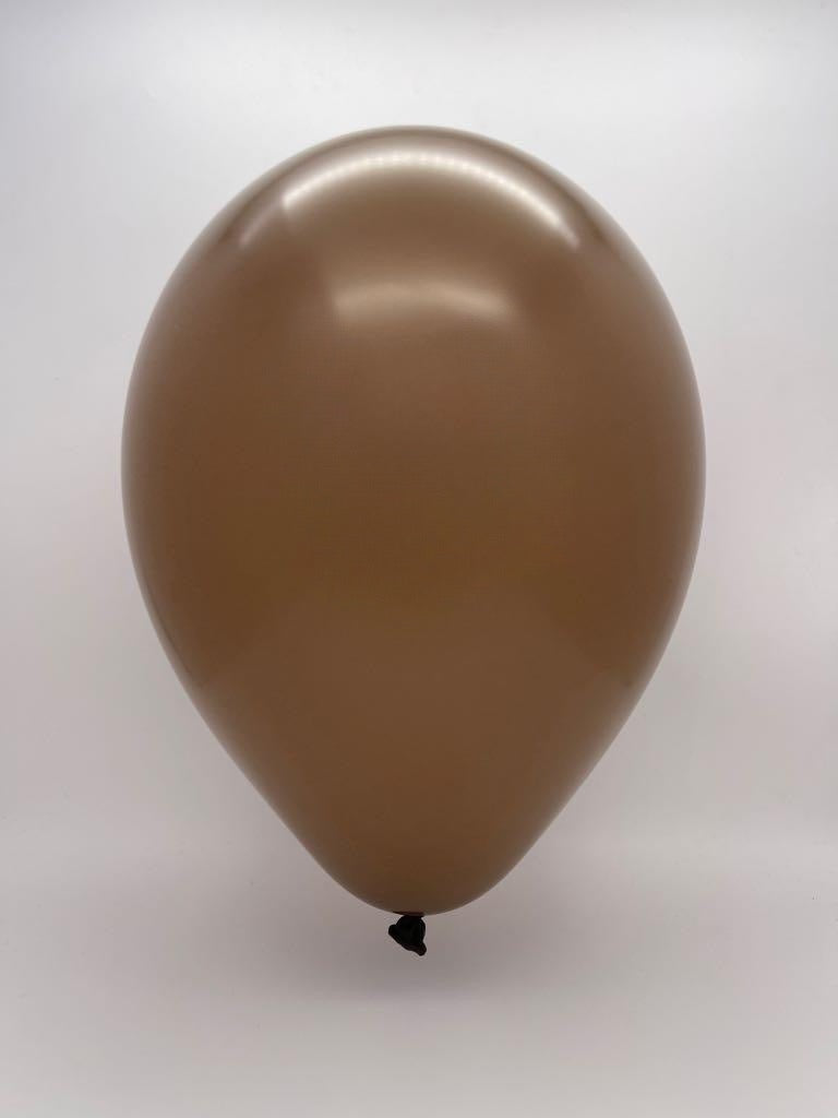 11" Cocoa Tuftex Latex Balloons Designer Balloons (100 Per Bag)