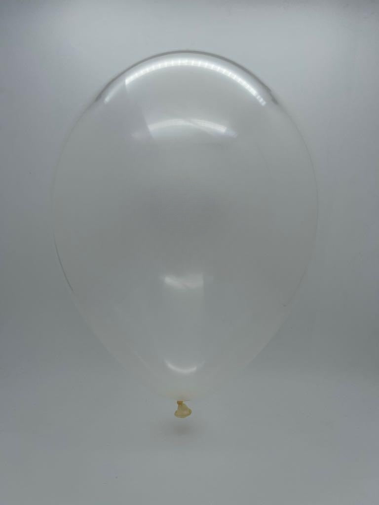 11"  Crystal/Jewel  Clear Tuftex  Latex Balloons  (100 Per Bag)