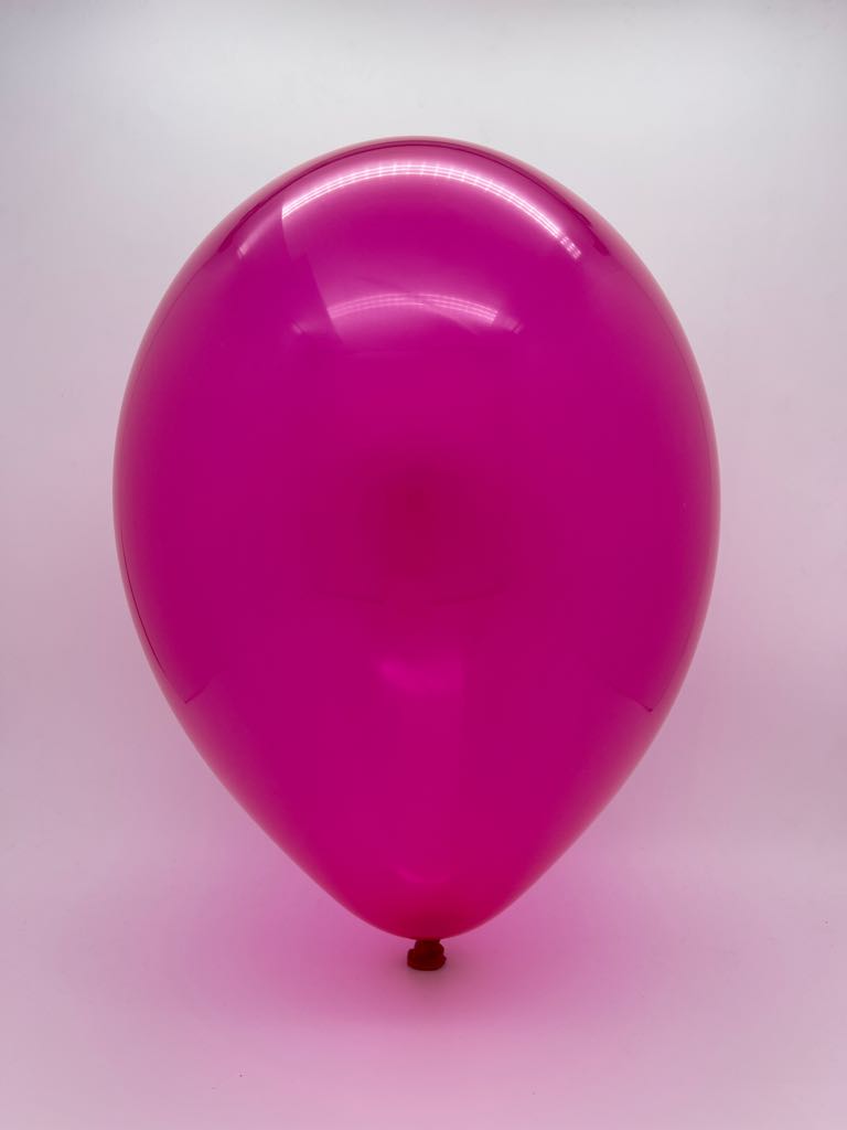 11"  Crystal/Jewel  Magenta Tuftex  Latex Balloons  (100 Per Bag)