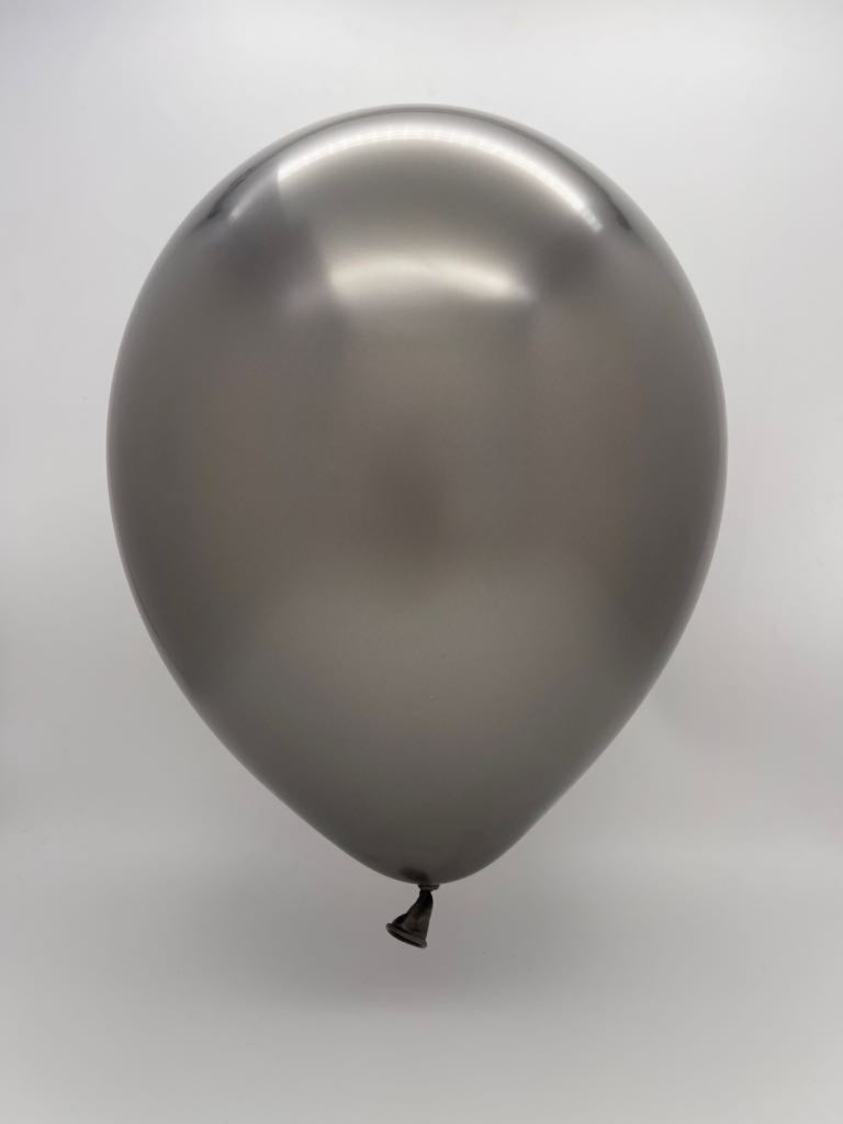 5" Kalisan Latex  Balloons Mirror  Space Grey (50  Per Bag)