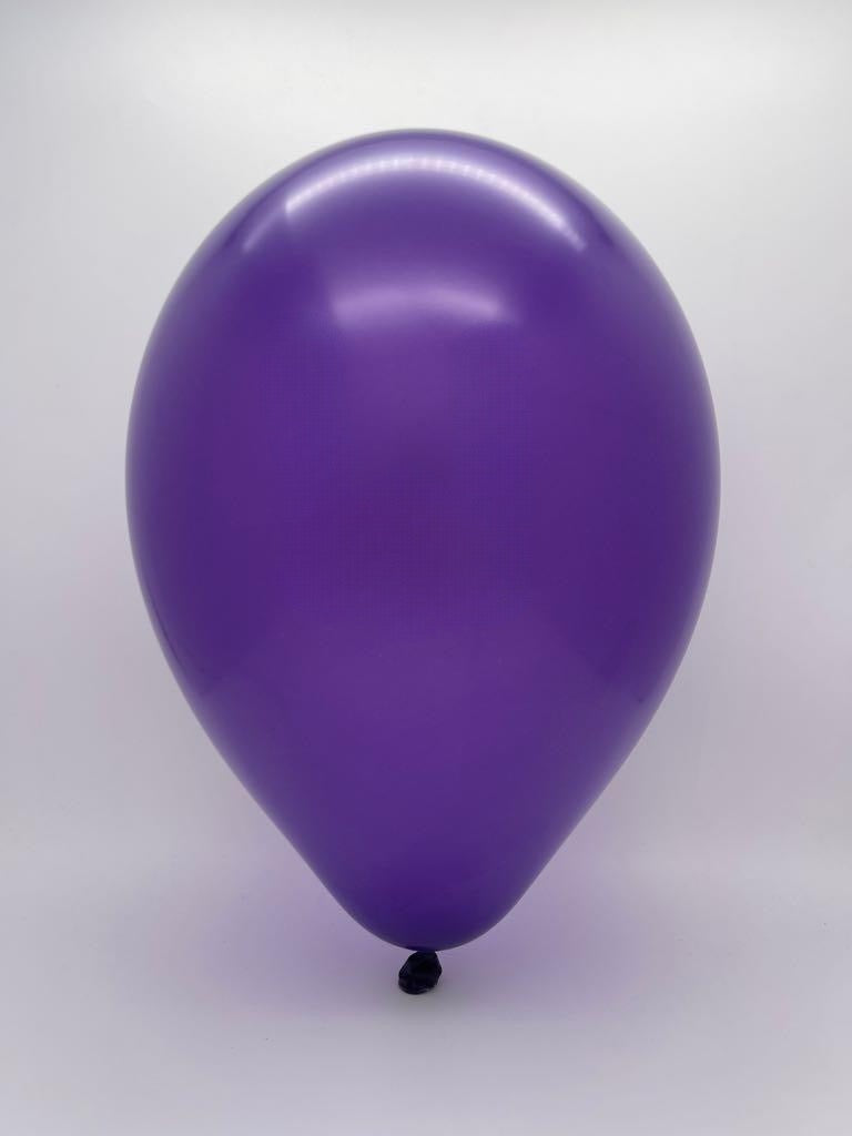 5 Inch Tuftex  Latex Balloons  Designer  Balloons (50 Per  Bag) Plum  Purple