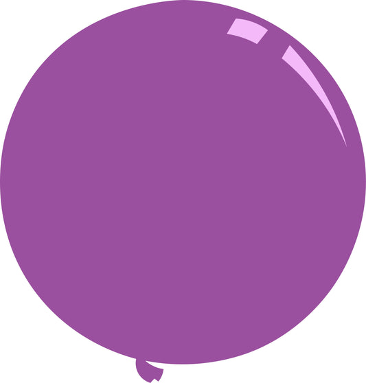 36" Standard  Lavender  Decomex Latex  Balloons (5 Per  Bag)