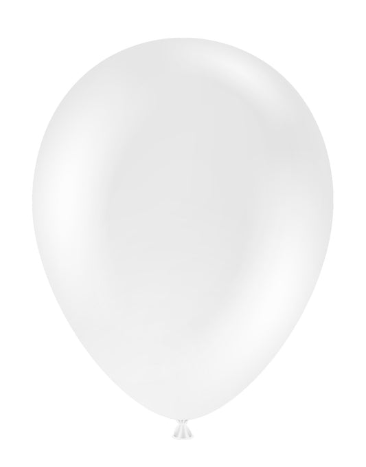 11"  Crystal/Jewel  Clear Tuftex  Latex Balloons  (100 Per Bag)