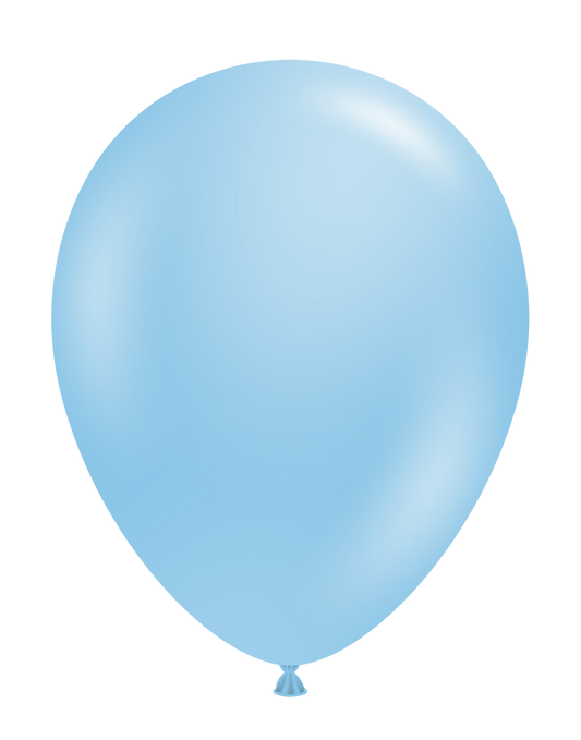 11" Baby Blue  Tuftex Latex  Balloons  Designer  Balloons (100  Per Bag)