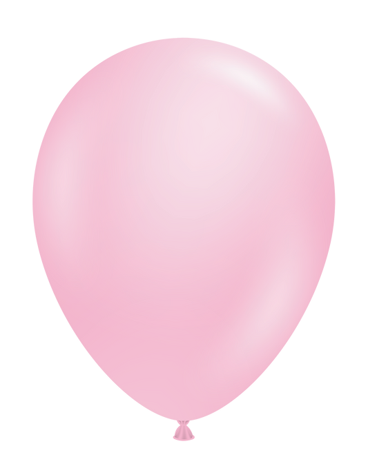 11" Baby Pink  Tuftex Latex  Balloons  Designer  Balloons (100  Per Bag)