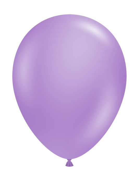 11" Lavender  Tuftex Latex  Balloons  Designer  Balloons (100  Per Bag)