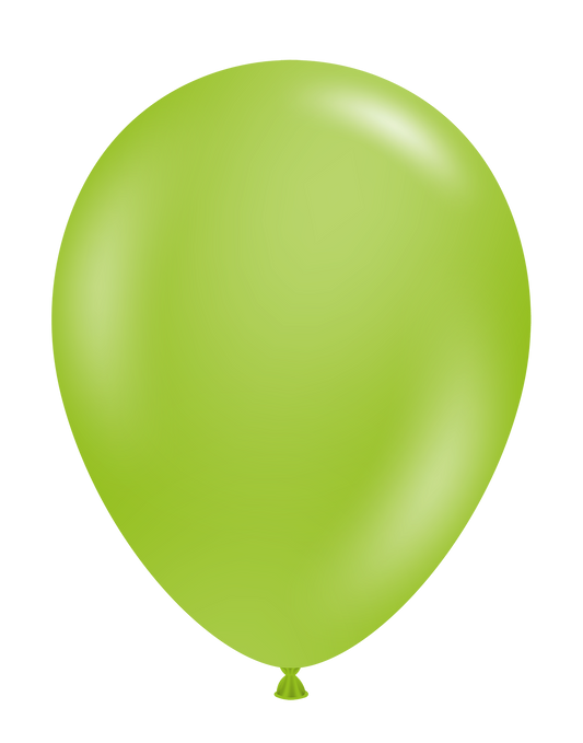 11 Inch Tuftex Latex Balloons Designer Balloons (100 Per Bag) Lime Green