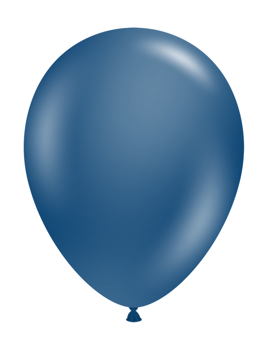 11 Inch Tuftex  Latex Balloons  Designer  Balloons (100  Per Bag) Navy