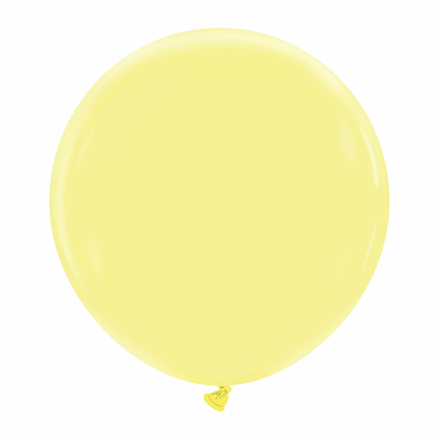 24" Cattex  Premium Lemon  Cream Latex  Balloons (1 Per  Bag)