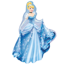 33" Cinderella Princess Super Shape Foil Balloon